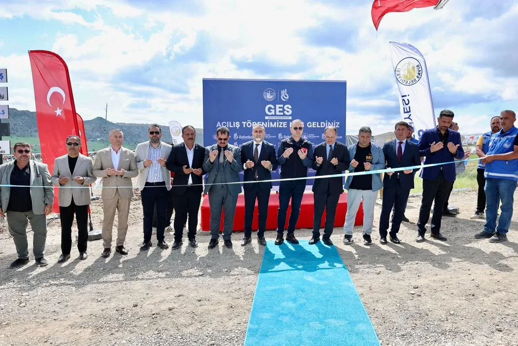 ÖZBELSAN GÜNEŞ ENERJİ SANTRALİ HİZMETE AÇILDI...