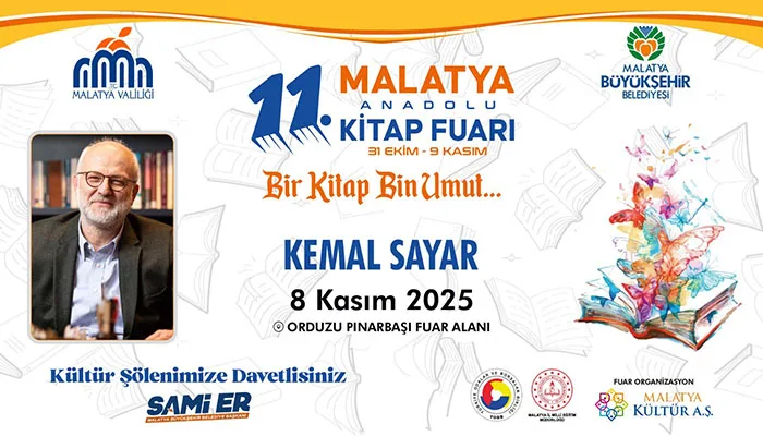 Onur Konuğu Prof. Dr. Kemal Sayar Malatya Kitap Fuarı’nda