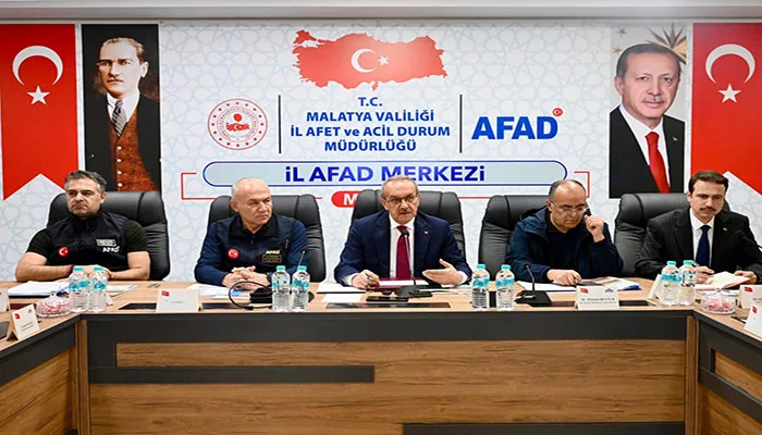 Vali Seddar Yavuz İl Afet Risk Azaltma Planı Toplantısına Katıldı