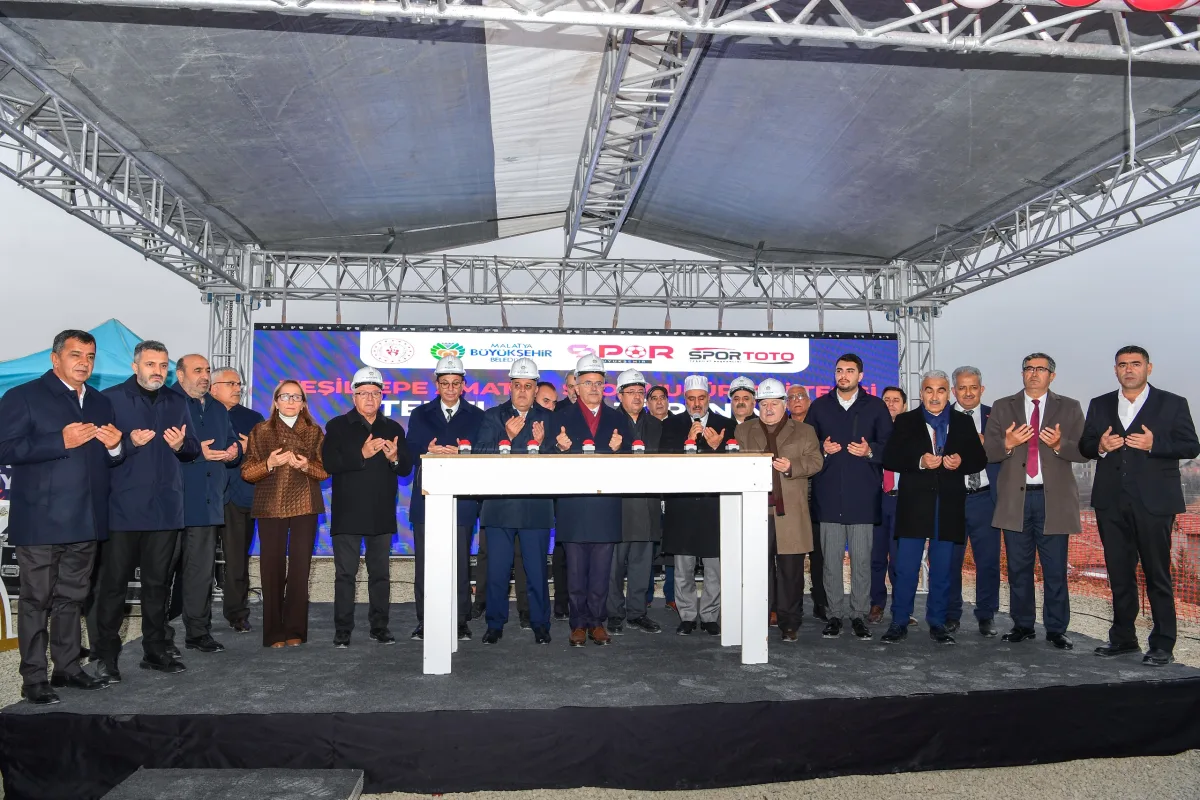 Yeşiltepe Amatör Spor Kulüpleri Tesisinin Temeli Atıldı