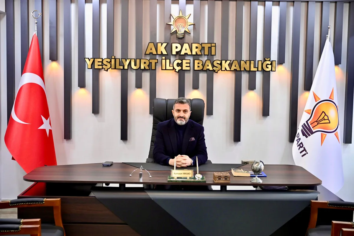AK Parti Yeşilyurt İlçe Başkanı Sayın Ramazan Yaylacı’dan Yeni Yıl Mesajı*