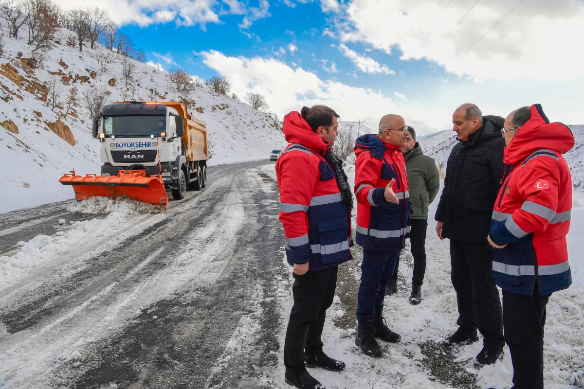 Başkan Er Porga Bağlantı Yolunu Ziyaret Etti