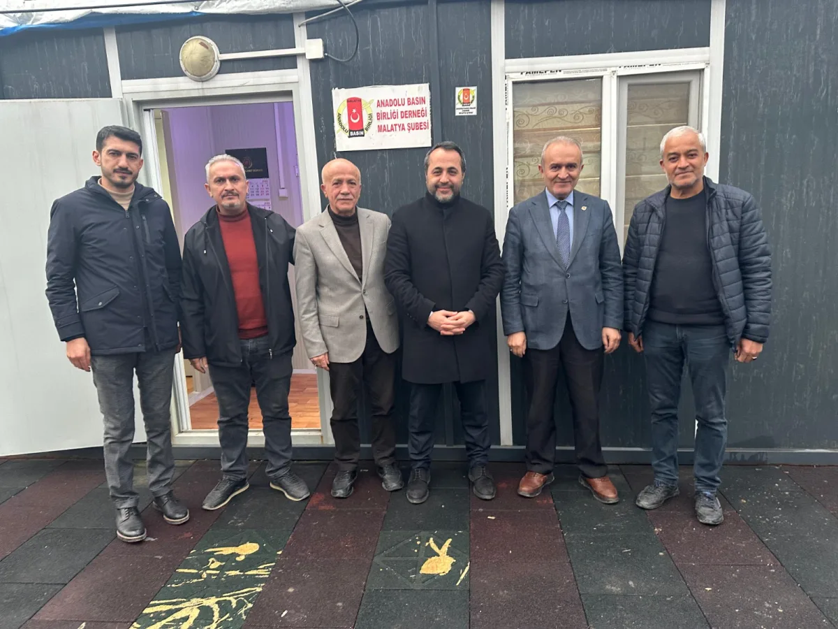 Milletvekili Prof. Dr. Abdurrahman Babacan’dan Anadolu Basın Birliği Malatya Şubesine Ziyaret
