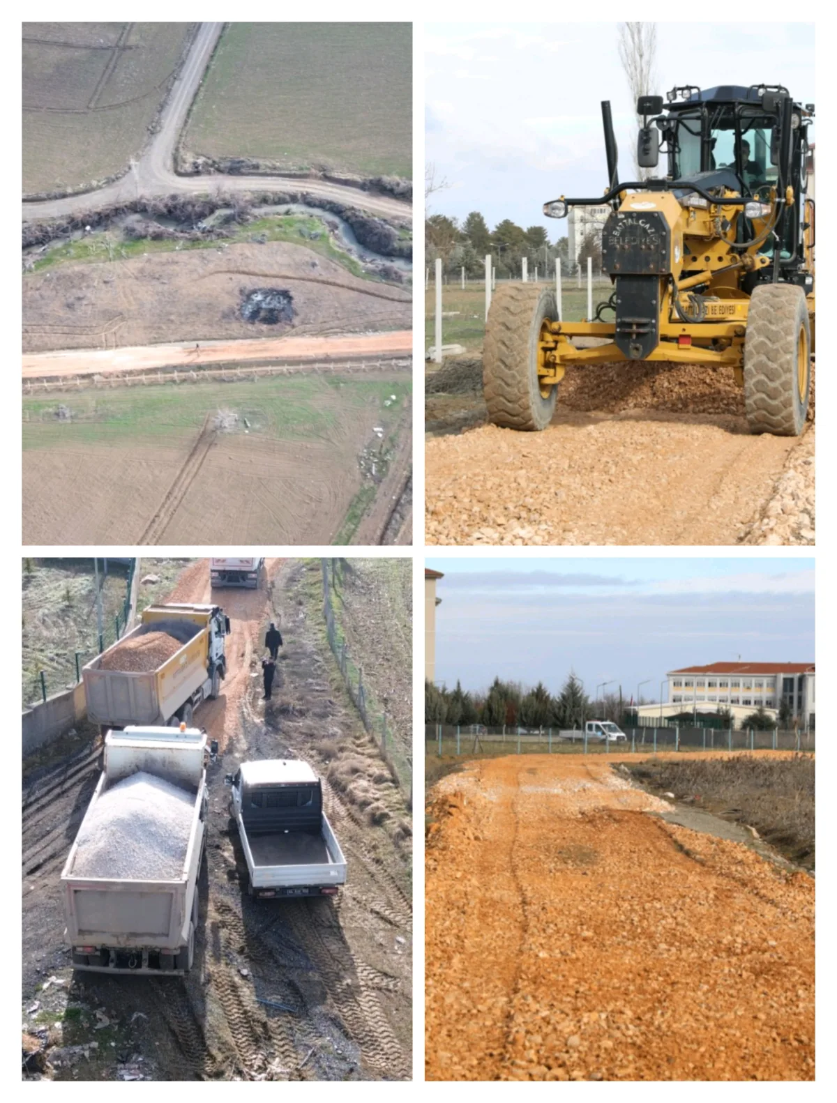 BATTALGAZİ’DE YOL BAKIM ÇALIŞMALARI SÜRÜYOR
