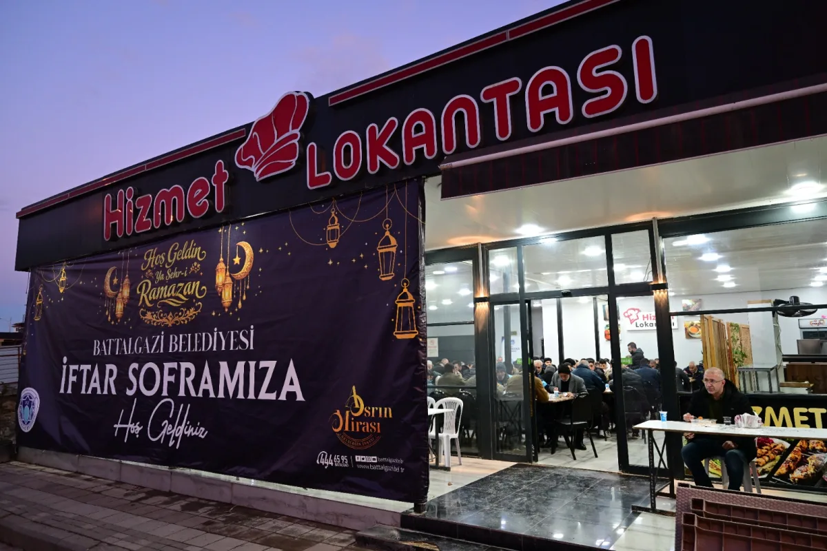 BATTALGAZİ BELEDİYESİ İFTARI ÇADIRLARDA DEĞİL RESTORANDA VERİYOR