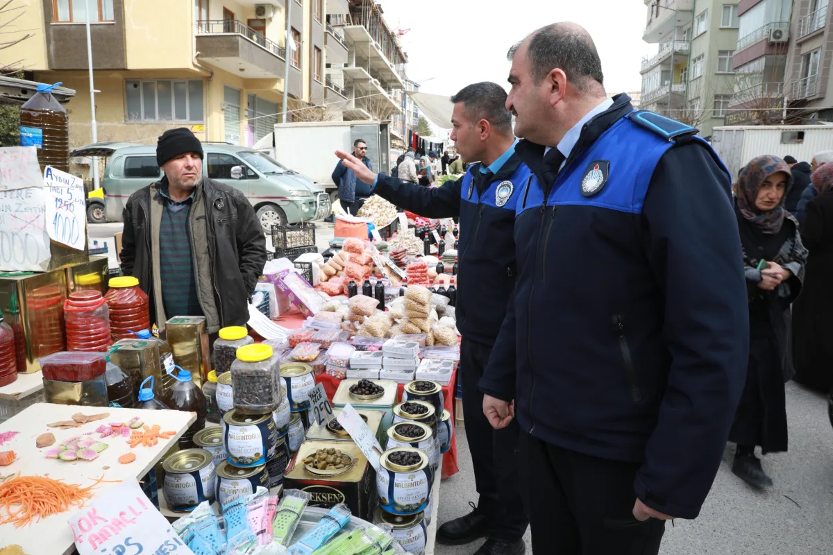 BATTALGAZİ’DE PAZARLARA ZABITA DENETİMİ