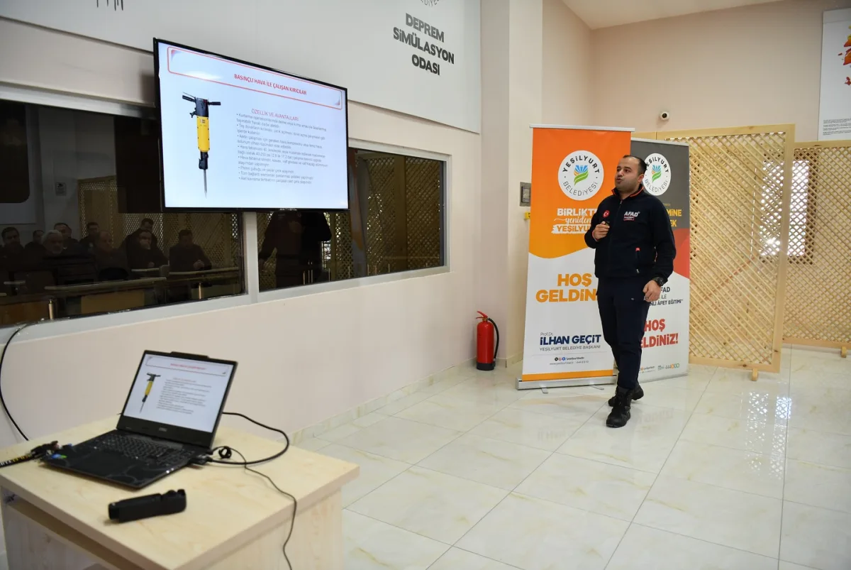 Yeşilyurt Belediyesi (YAKUT) Ekibine AFAD’dan Kapsamlı Arama Kurtarma Eğitimi!