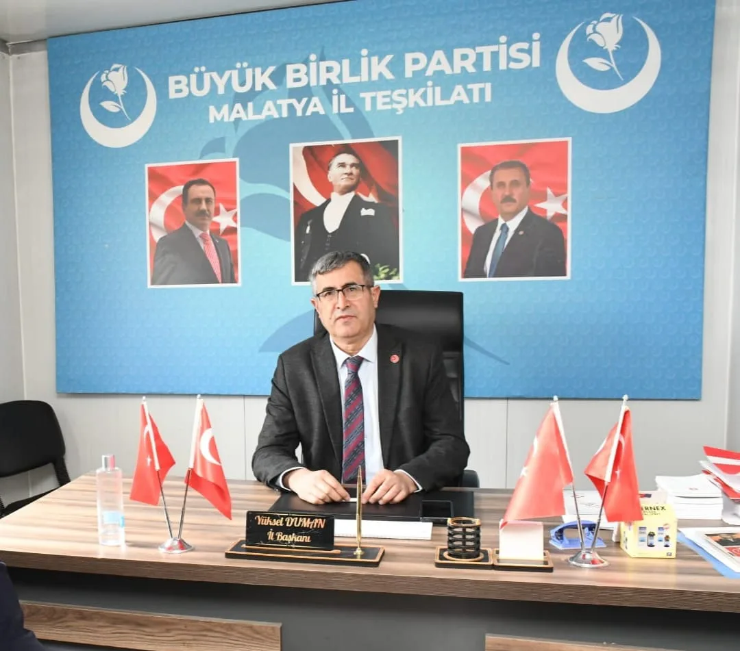 BBP Malatya İl Başkanı Yüksel Duman’dan 8 Mart Dünya Kadınlar Günü Mesajı