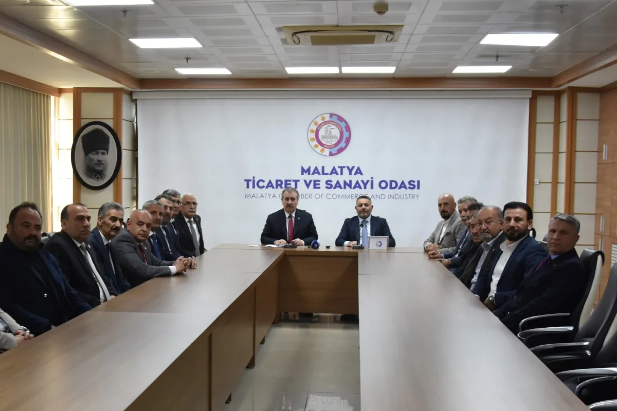 BBP Genel Başkanı Mustafa Destici’den Malatya TSO’ya ziyar