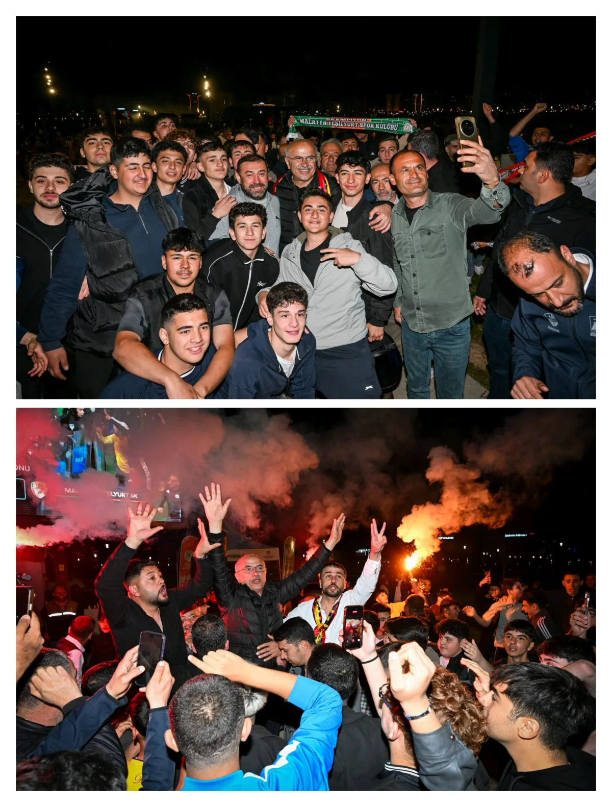 SAMİ ER TARAFTARLA TEK YÜREK OLDU: YEŞİLYURTSPOR FİNAL YOLUNDA TARİH YAZDI