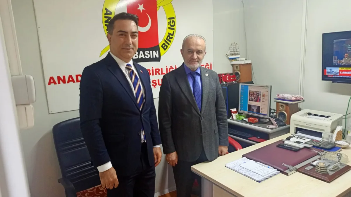 Başkan Hakan Bay’dan Anadolu Basın Birliği Malatya Şubesi’ne Ziyaret