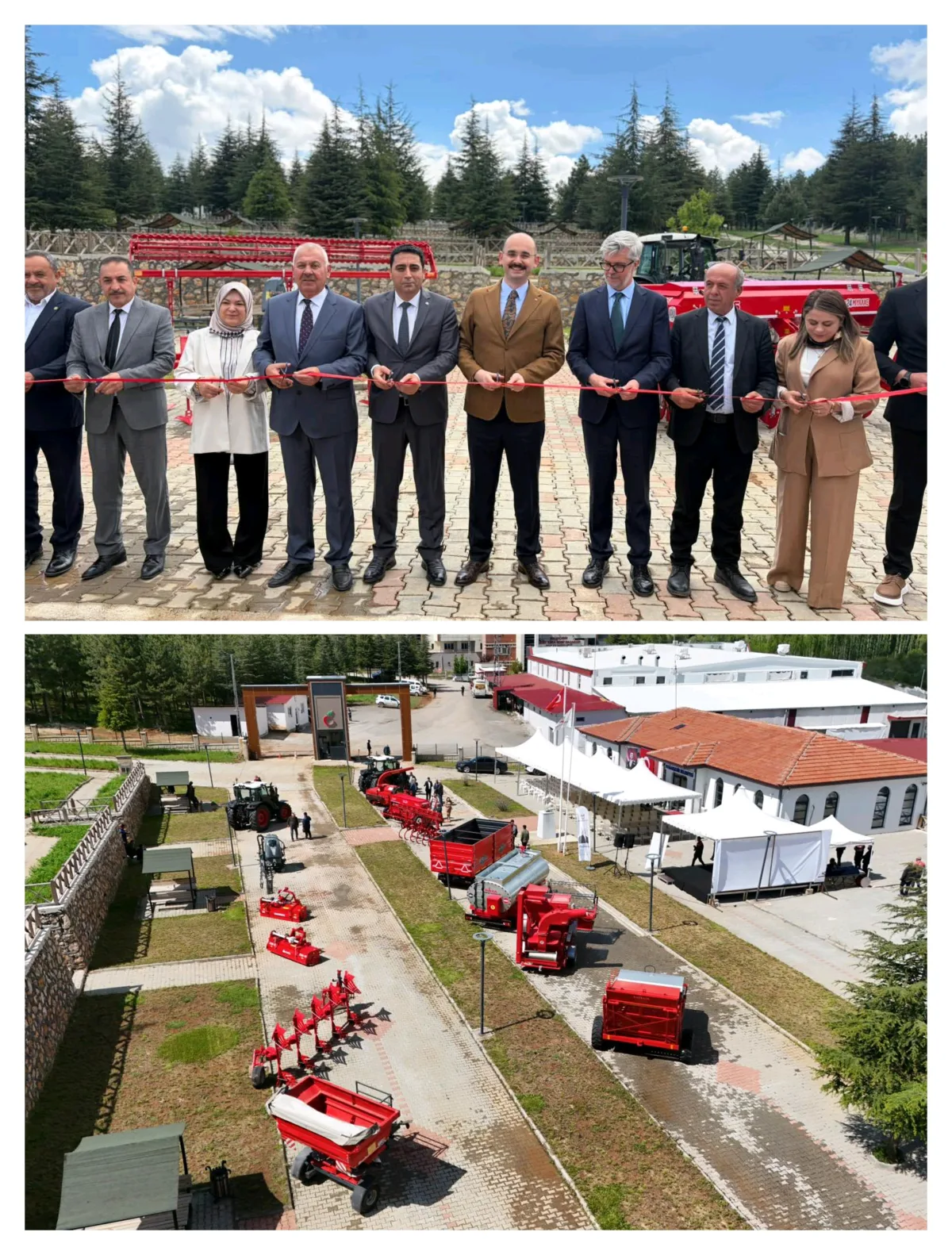 Doğanşehir’de Buğday Üretimine Güç Katacak Ortak Tarım Makineleri Parkı Açıldı