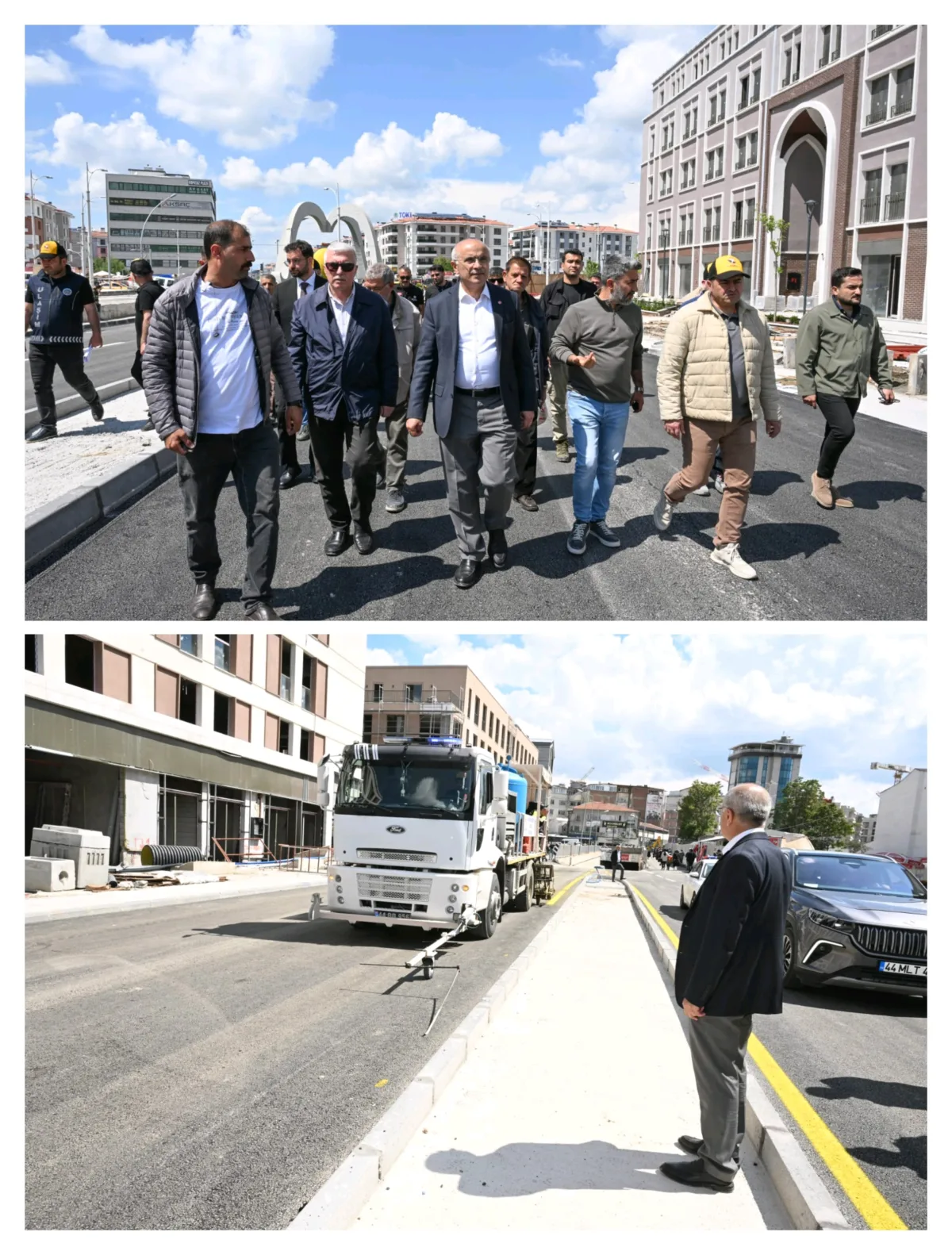 TURGUT TEMELLİ CADDESİ TRAFİĞE AÇILDI