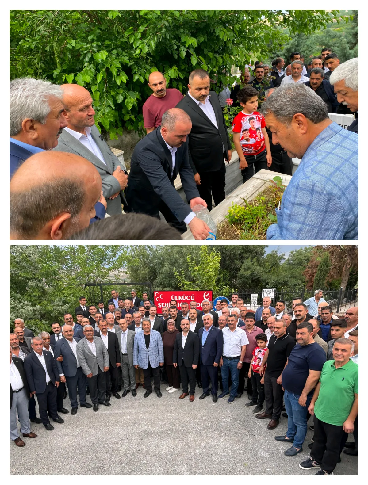 MHP’nin Yeni Yönetiminden İlk Ziyaret Ülkücü Şehitliğine