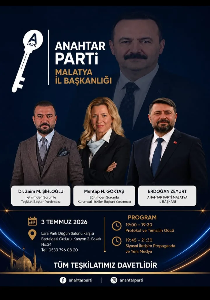 ANAHTAR PARTİ’DEN BÜYÜK EĞİTİM PROGRAMI