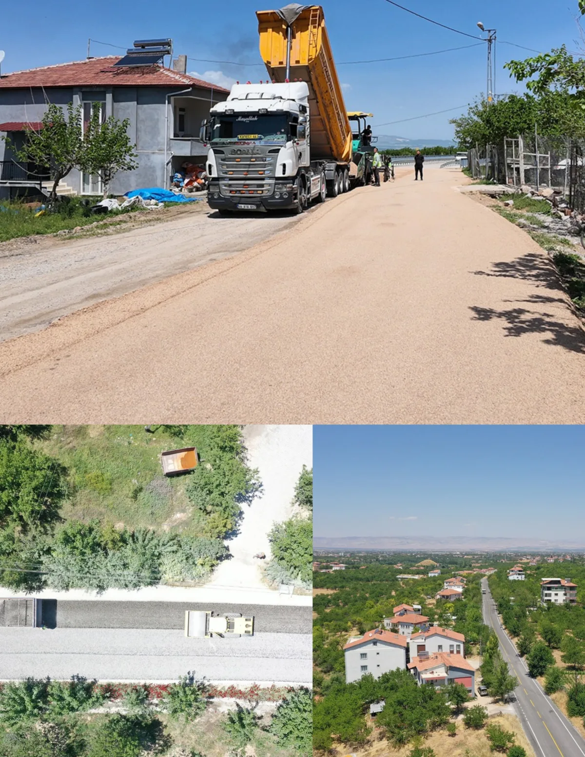 SAMANKÖY’DE 7 KİLOMETRELİK YOL ÇALIŞMASI TAMAMLANDI