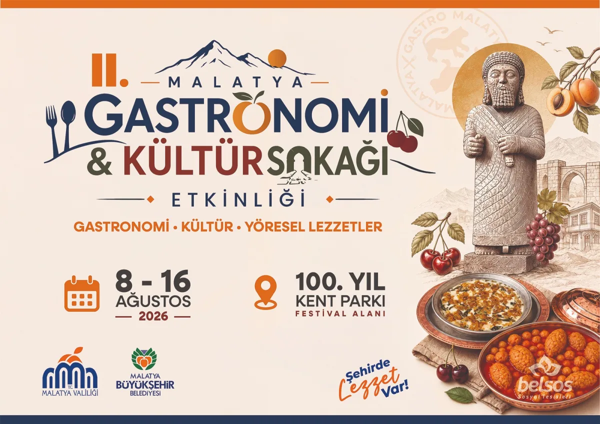 MALATYA’DA GASTRONOMİ ŞÖLENİ BAŞLIYOR 