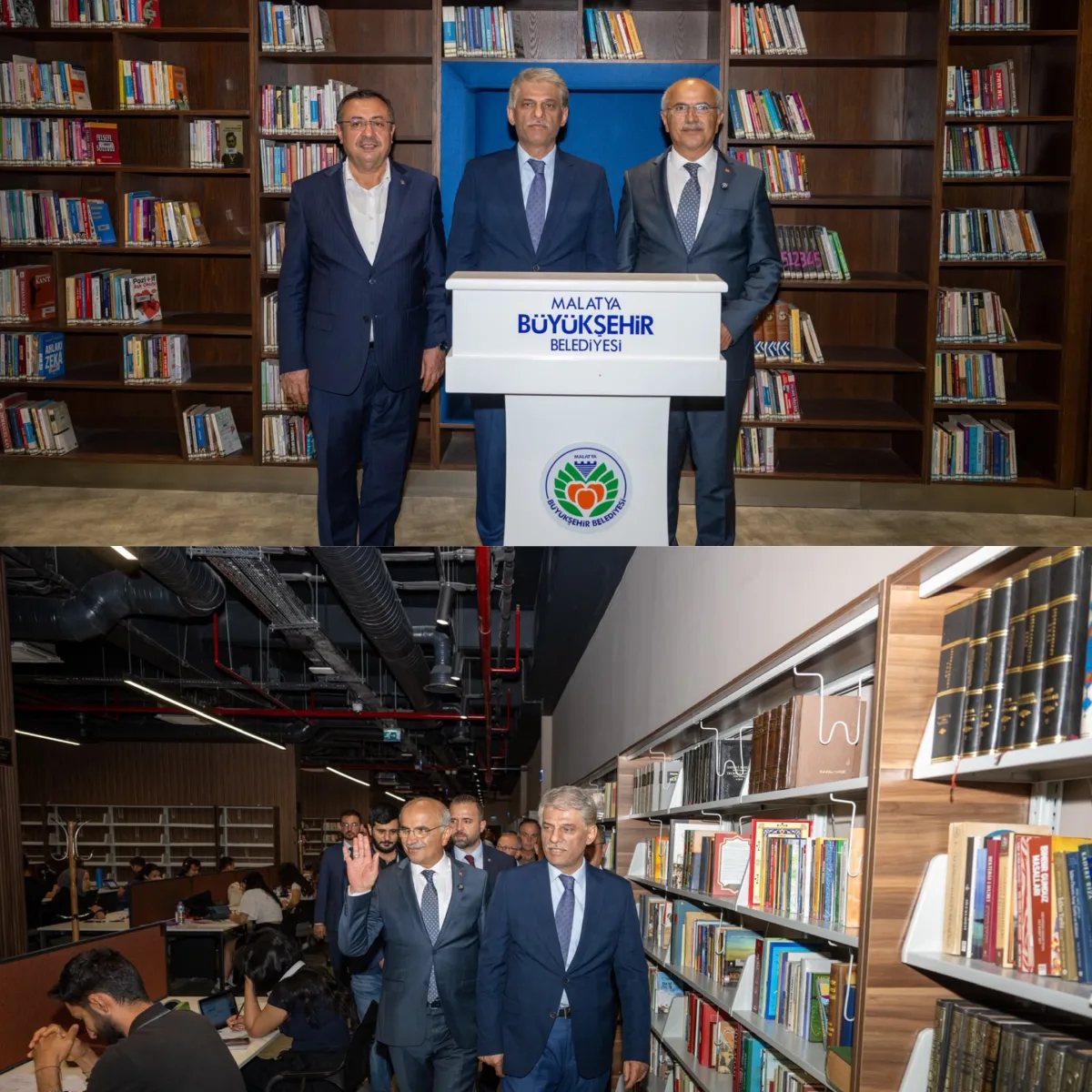 BAKAN YARDIMCISI NADİR ALPASLAN ŞEHİR KÜTÜPHANESİNİ GEZDİ 
