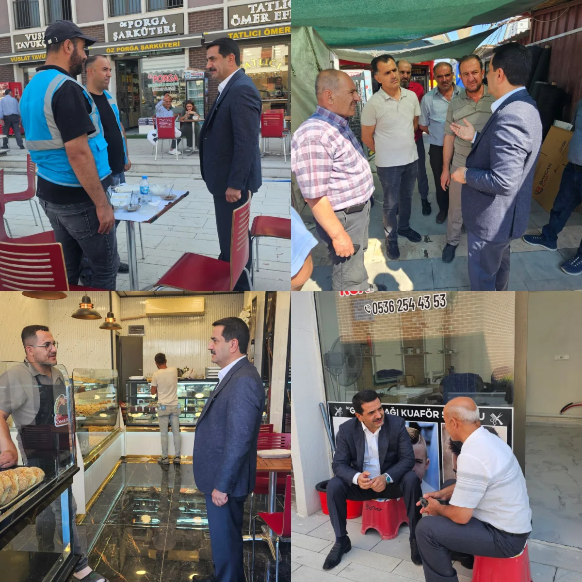 BAŞKAN TAŞKIN’DAN YENİ ÇARŞI ESNAFINA ZİYARET