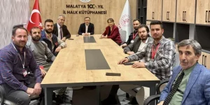 Türk Kültür Sanat Sen Heyeti Malatya’da Kurum Ziyaretlerinde Bulundu