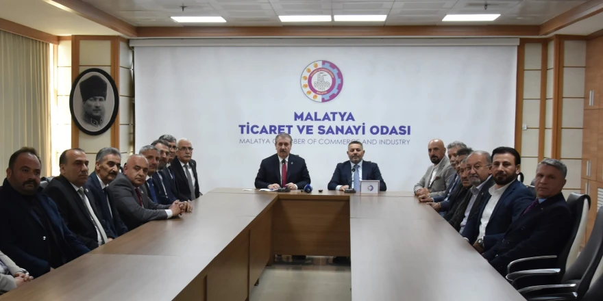 BBP Genel Başkanı Mustafa Destici’den Malatya TSO’ya ziyaret