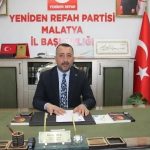 Yeniden Refah Partisi Malatya İl Başkanı Burhan Kılıç, Kurban Bayramı dolayısıyla yayımladığı mesajda birlik, beraberlik ve yardımlaşma vurgusu yaparak, ihtiyaç sahiplerinin unutulmaması çağrısında bulundu.