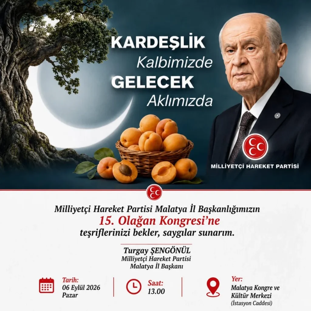 MHP Malatya’da 15. Olağan Kongre Heyecanı